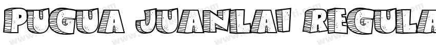 pugua juanlai regular字体转换